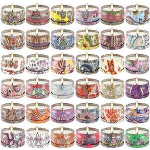 36 Pack Scented Candles Set
